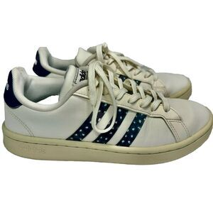 Adidas Shoes Grand Court White Leather Sneakers Women's Size 7‎
